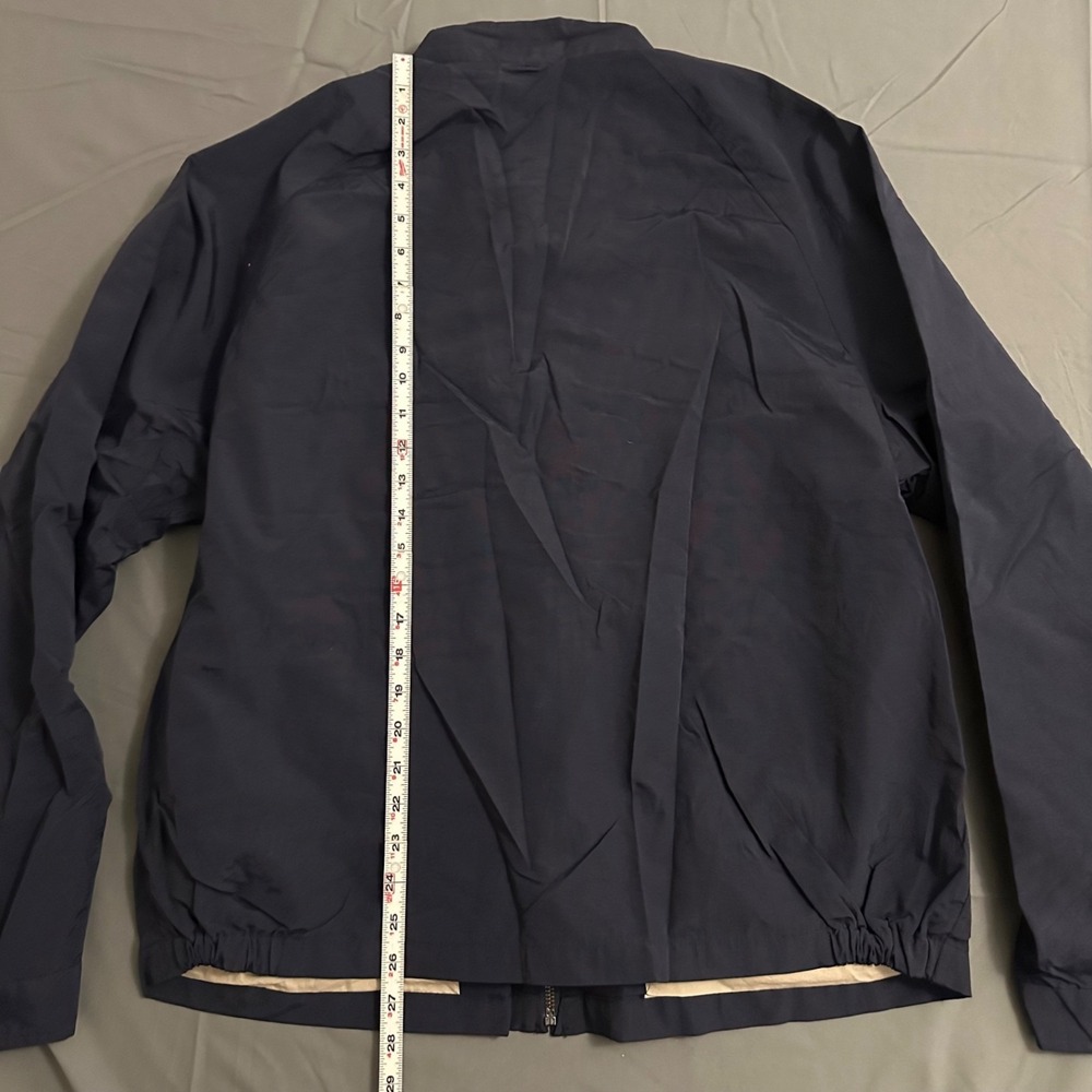 Men's Water Resistant Black Jacket St John's Bay XL Navy - Picture 5 of 6